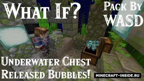 WASD Chest Bubbles — Minecraft data pak, rasm 1