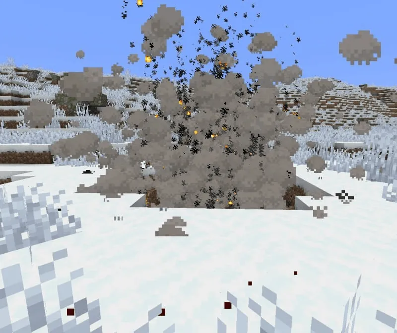 VanillaBoom+ (Best explosion) — Minecraft mod, rasm 2