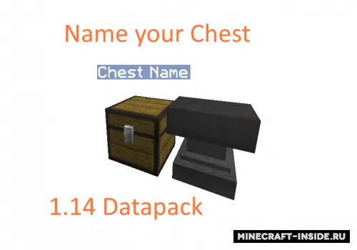 Name Your Chest — Minecraft data pak, rasm 1