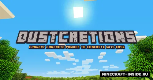 Dustcretions — Minecraft data pak, rasm 1