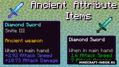 Ancient Attribute Items in End Cities — Minecraft data pak, rasm 1