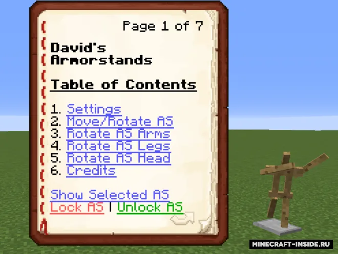 David's Custom Armorstands — Minecraft data pak, rasm 8