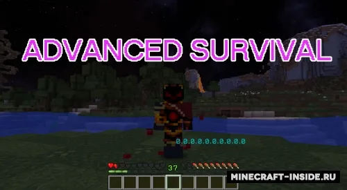 Advanced Survival — Minecraft data pak, rasm 1