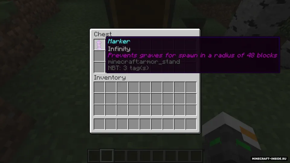 Graves — Minecraft data pak, rasm 2