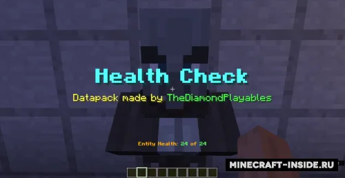 Health Check — Minecraft data pak, rasm 1