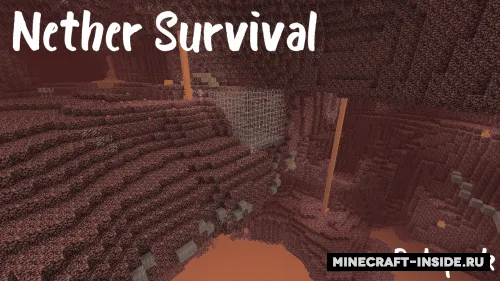 Nether Survival — Minecraft data pak, rasm 1