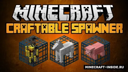 Spawner Crafting — Minecraft data pak, rasm 1