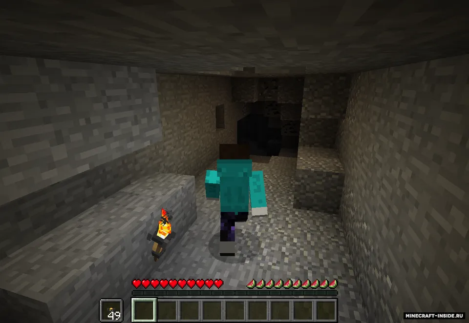 Gat Auto-Torch — Minecraft data pak, rasm 2
