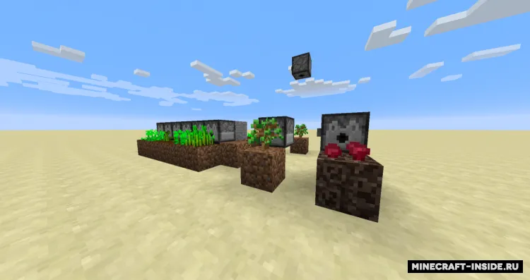 Dispenser Crop Placer — Minecraft data pak, rasm 2
