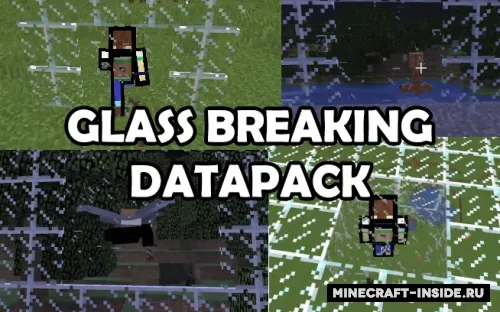 Glass Breaking — Minecraft data pak, rasm 1