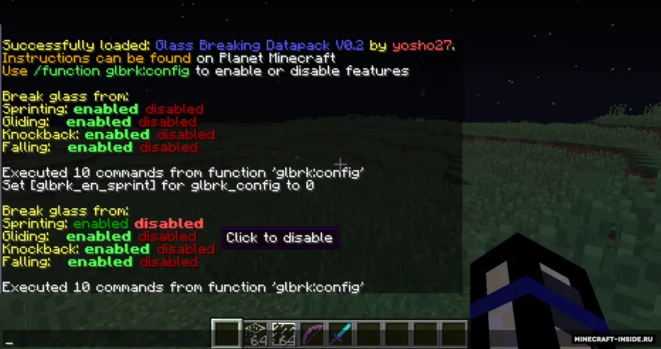 Glass Breaking — Minecraft data pak, rasm 7