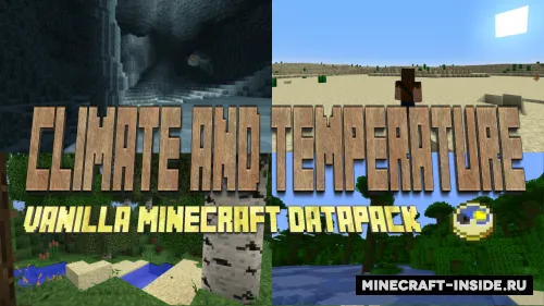 Climate and Temperature — Minecraft data pak, rasm 1