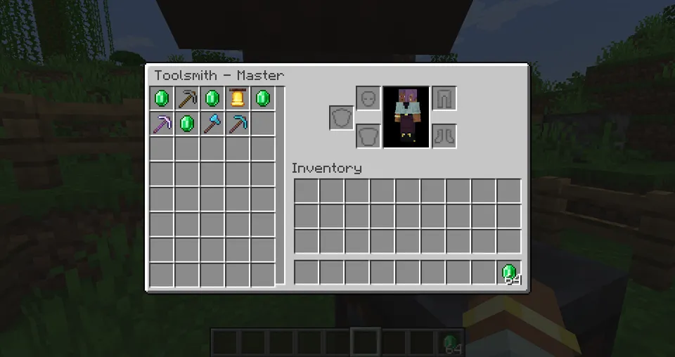 Villager Trading Grid — Minecraft mod, rasm 2