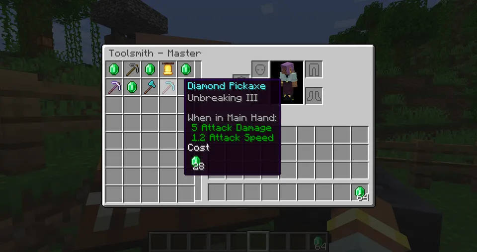 Villager Trading Grid — Minecraft mod, rasm 3