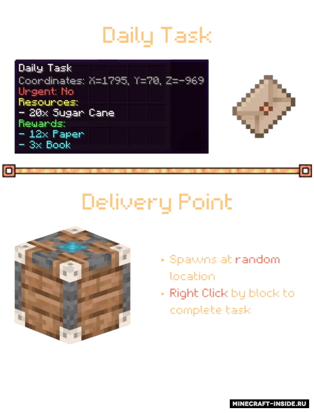 Daily Deliveries — Minecraft mod, rasm 2