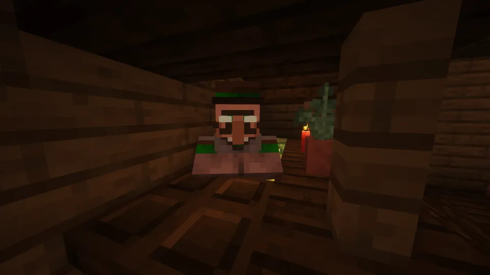 Hunter Villager Trader — Minecraft mod, rasm 3