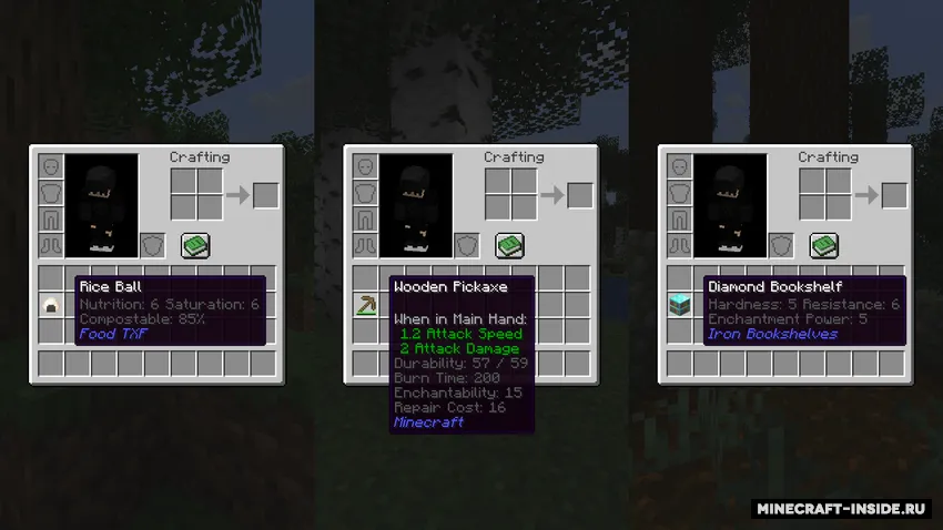 Tooltips TXF — Minecraft mod, rasm 2