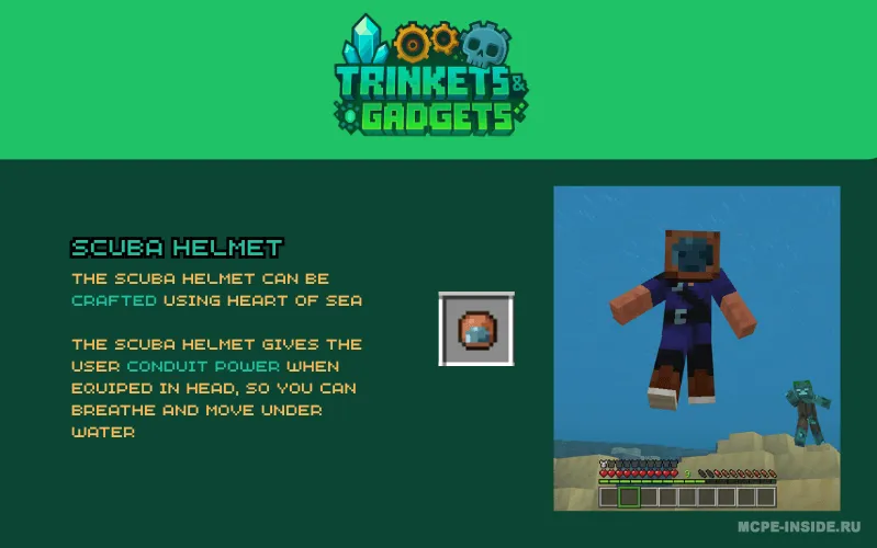 Bezaklar va gadjetlar — Minecraft mod, rasm 2