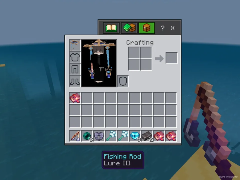 Mega baliq ovlash — Minecraft mod, rasm 1