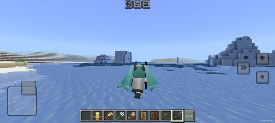 Miku bilan animatsiyalar — Minecraft mod, rasm 1