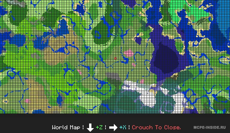 Dunyosi xaritasi — Minecraft mod, rasm 2