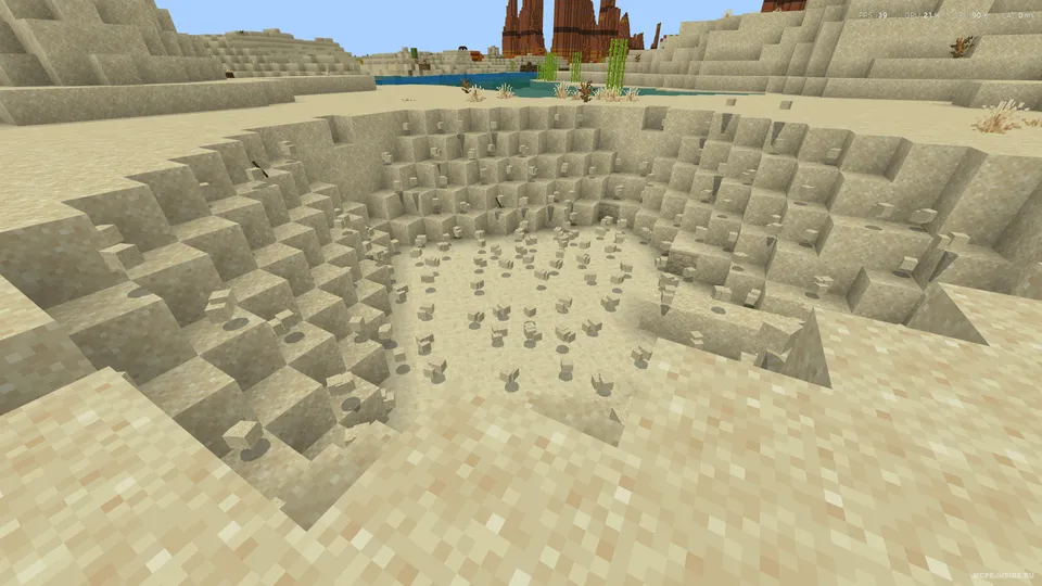 Qum qazib oluvchi — Minecraft mod, rasm 2