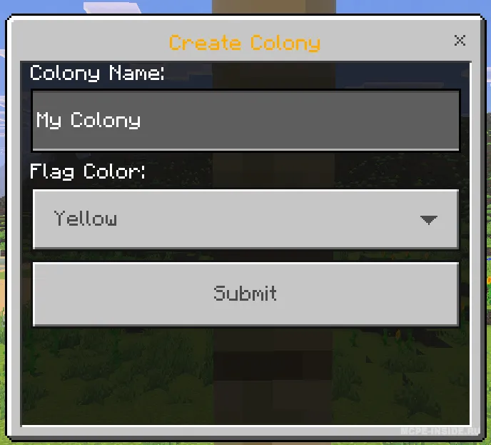 Koloniyalar — Minecraft mod, rasm 1