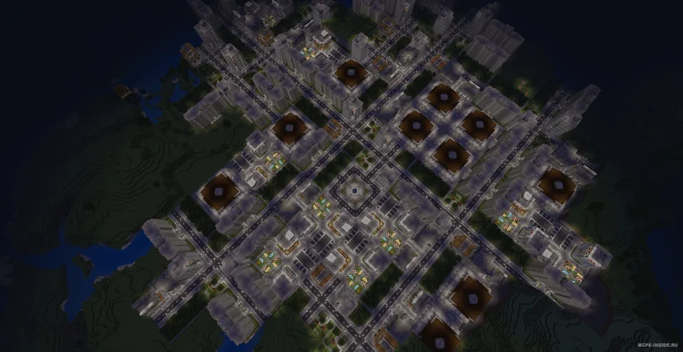 Tasodifiy shahar tuzilmalari to'plami — Minecraft mod, rasm 1