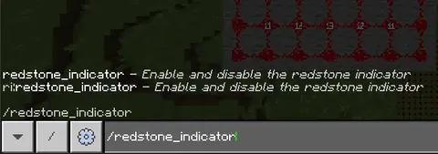 Redstone indikatori