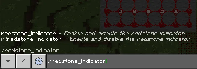 Redstone indikatori — Minecraft mod, rasm 1