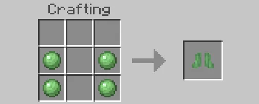 Shilimshiq etiklar — Minecraft mod, rasm 2