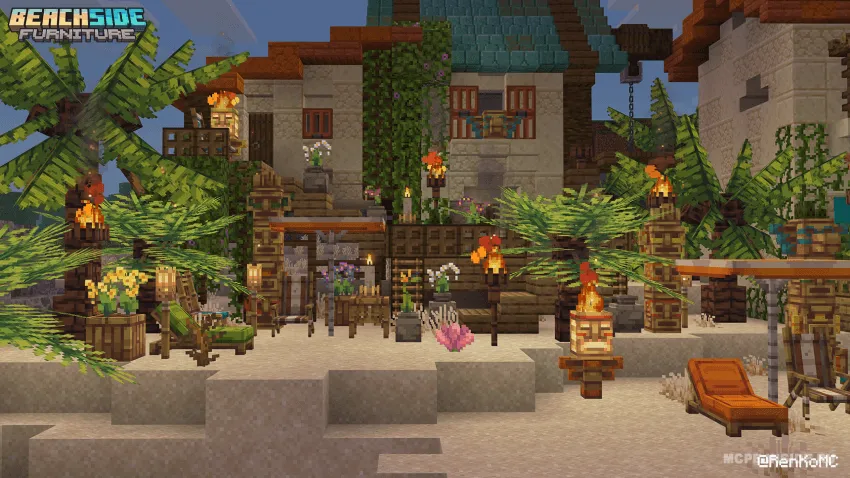 Plyaj mebellari — Minecraft mod, rasm 2