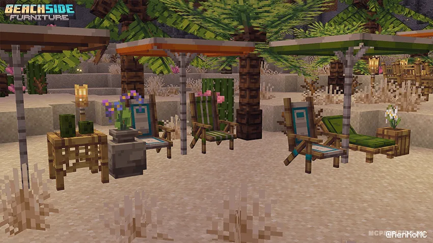 Plyaj mebellari — Minecraft mod, rasm 4