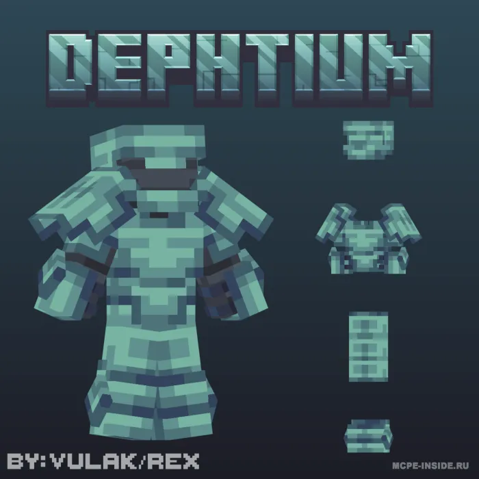 Deftium zirhi — Minecraft mod, rasm 1