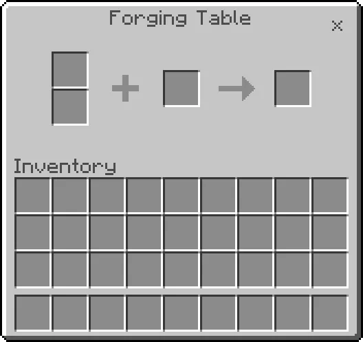 Temirchilik stoli — Minecraft mod, rasm 1