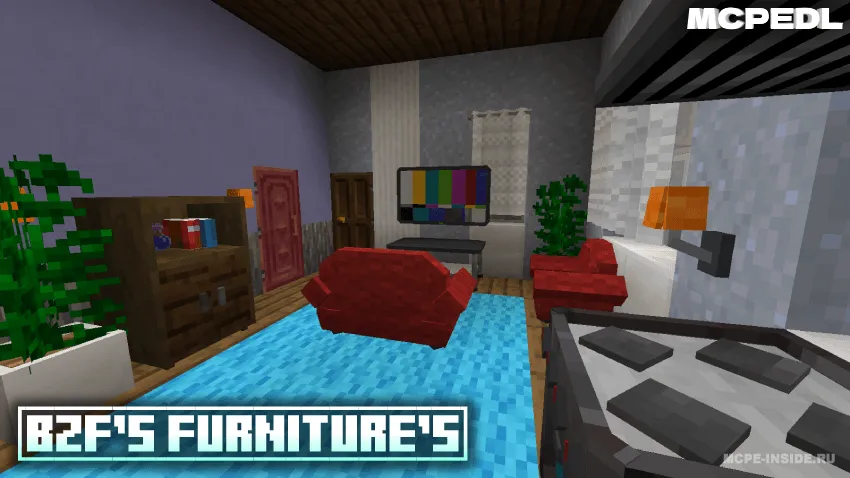 BZF furniturasi — Minecraft mod, rasm 2