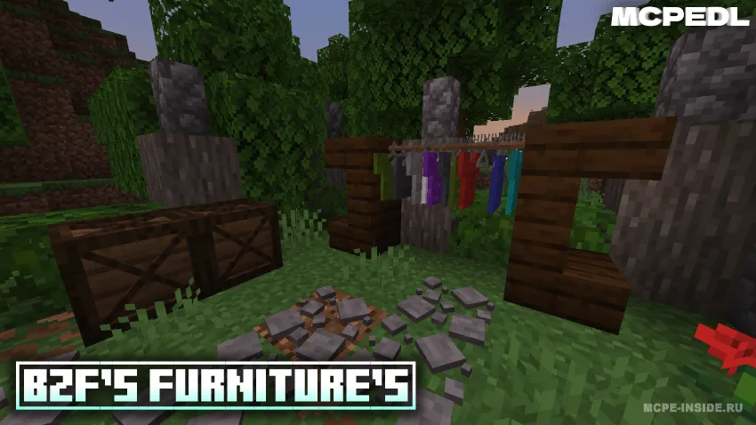 BZF furniturasi — Minecraft mod, rasm 4