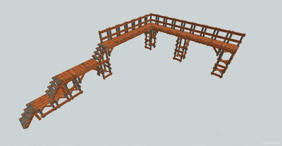 Yog'och platformalar — Minecraft mod, rasm 2