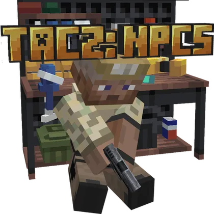 TACZ: Npcs & Marbled's Arsenal — Minecraft mod, rasm 1