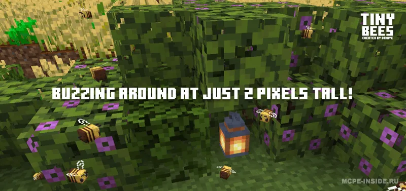 Kichkina asalari — Minecraft mod, rasm 2