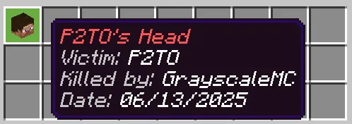 O'yinchi boshlari — Minecraft mod, rasm 2