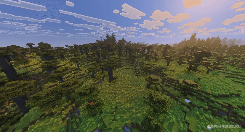 Qayta ishlangan biomlar — Minecraft mod, rasm 1