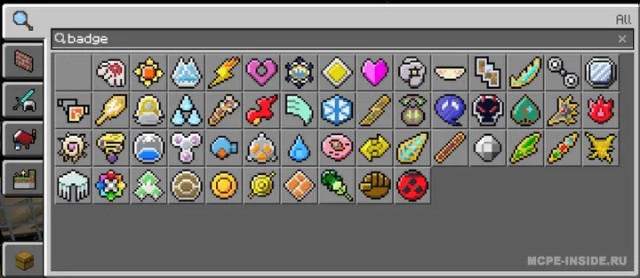 Teebz nishonlari — Minecraft mod, rasm 1