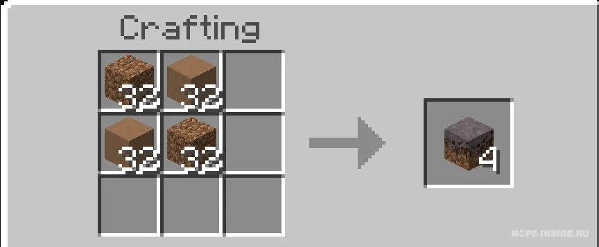 Yasaladigan podzol va mitseliy — Minecraft mod, rasm 2