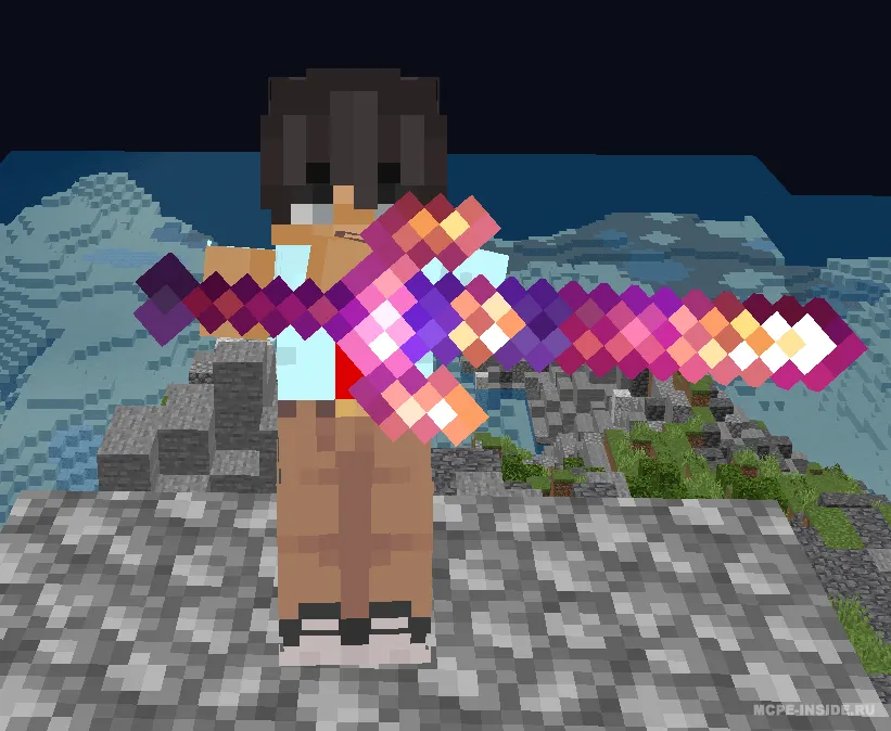 Kristalli qurol — Minecraft mod, rasm 4
