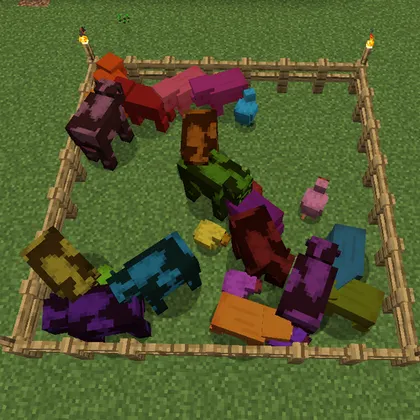 Dye Mob Dye — Minecraft mod, rasm 1