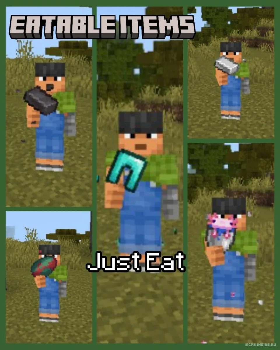 Yeb bo'ladigan buyumlar — Minecraft mod, rasm 4