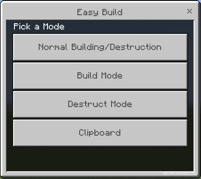 Oddiy qurilish — Minecraft mod, rasm 1