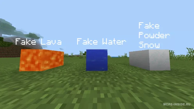 Soxta suyuqlik bloklari — Minecraft mod, rasm 3