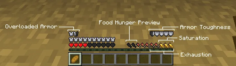 Indikatorlar — Minecraft mod, rasm 1